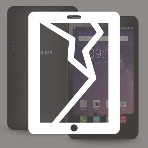 Замена экрана в Philips TLE722G с гарантией